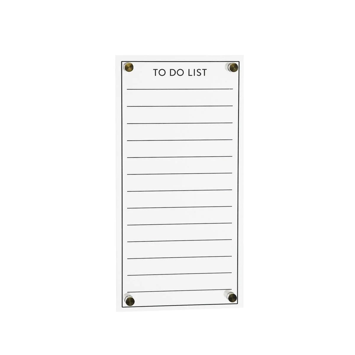 Acrylic To Do List Wall Board Dry Erase Planner 13 Inch Home Workspace Organizer By Melrose
