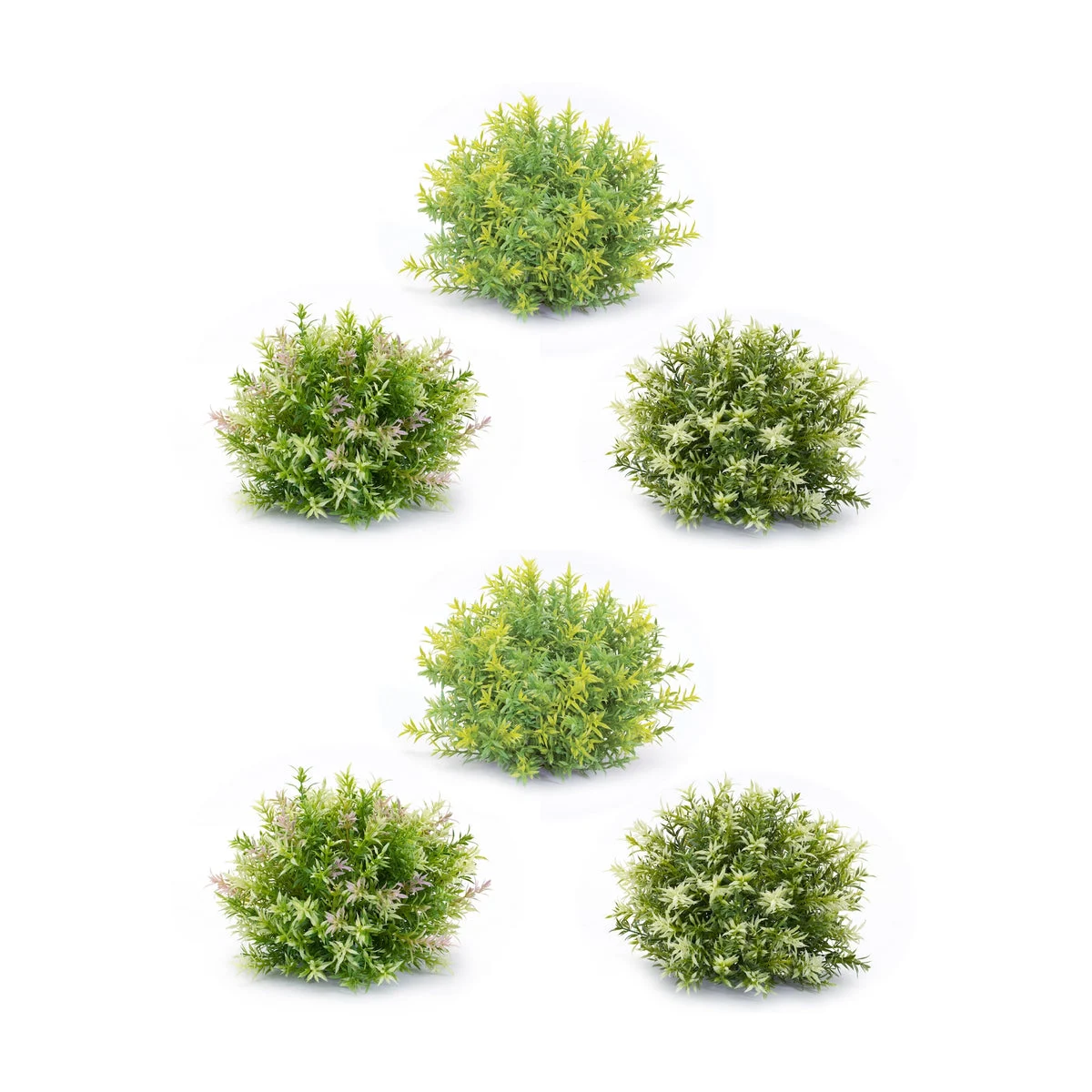 Decorative Plastic Half Orb Set of 6 8 Inch Height for Centerpiece Displays By Melrose