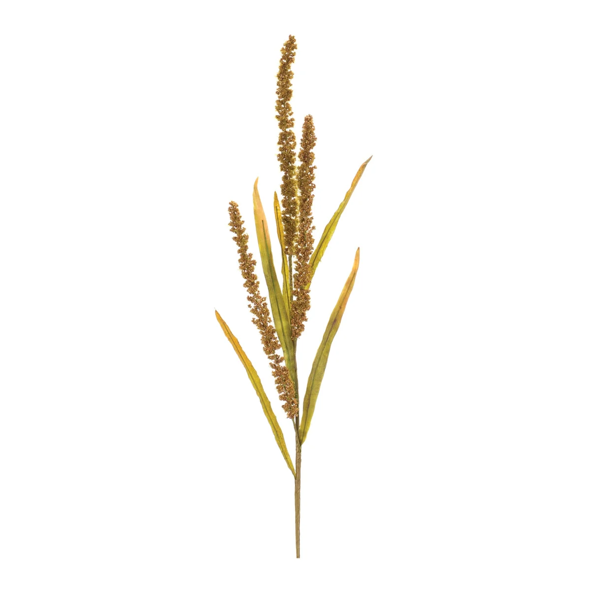 Seeded Harvest Spray – Set of 12 – 25.5"H Fall & Thanksgiving Decor – Green & Brown – By Melrose