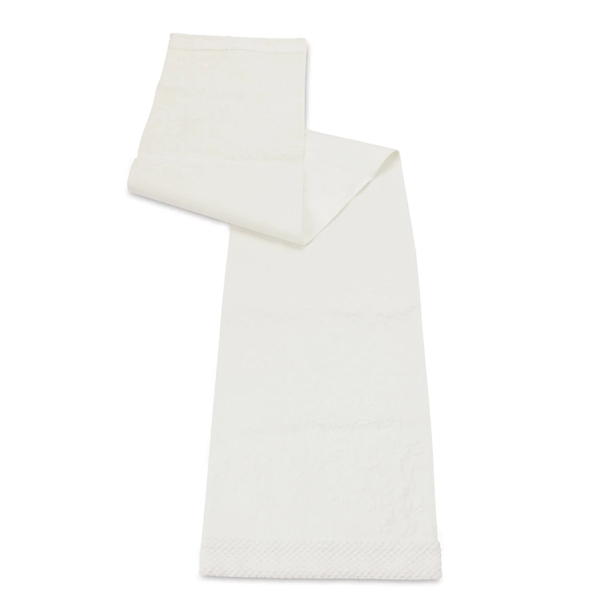 Winter Snowflake Table Runner – 0.25"H – Elegant Polyester Holiday Accent By Melrose