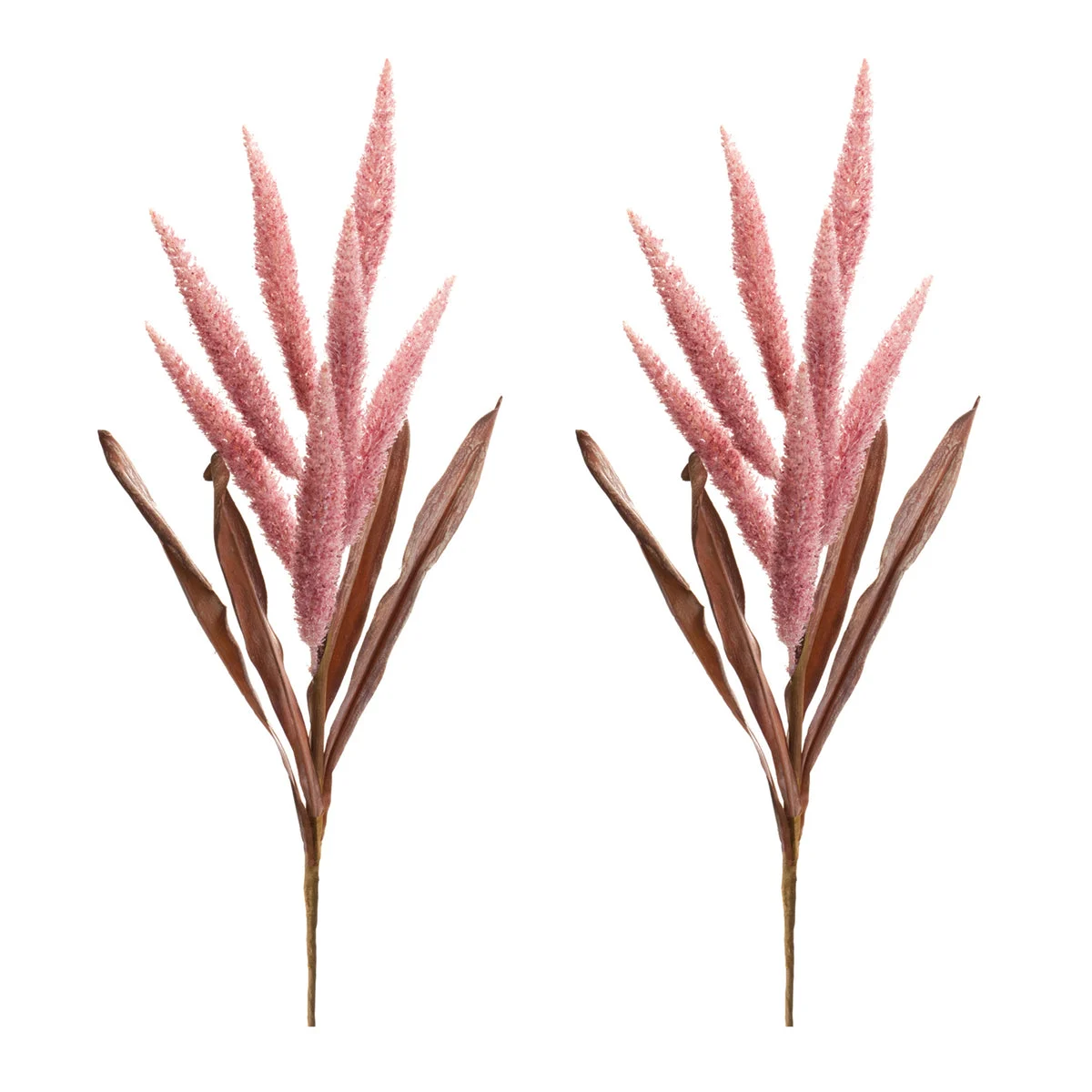Polyester Foxtail Stem Set – 35.5" Faux Home Decoration by Melrose