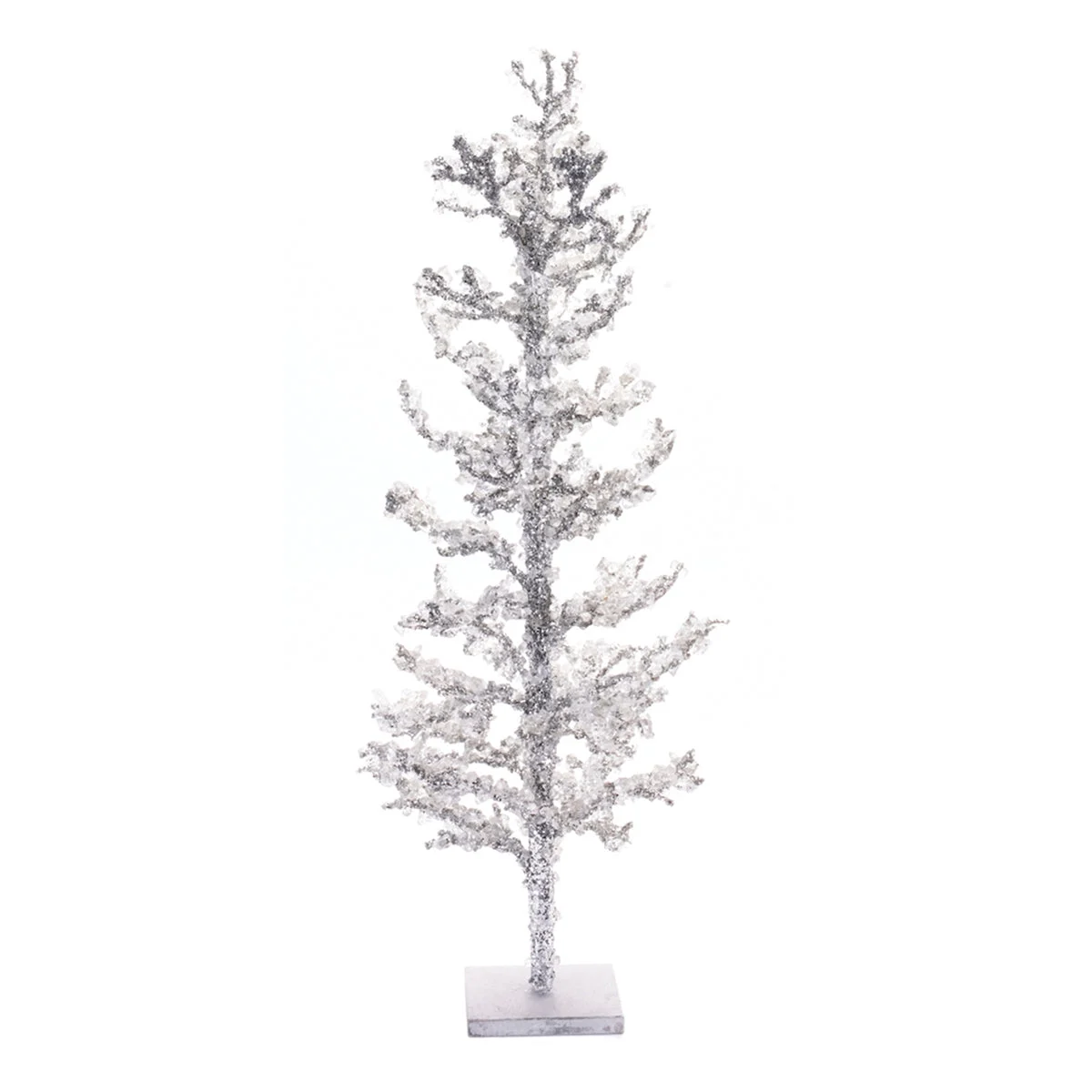 Christmas Tabletop Trees Icy Jeweled Acrylic Twig – Set of 2, 24" H by Melrose