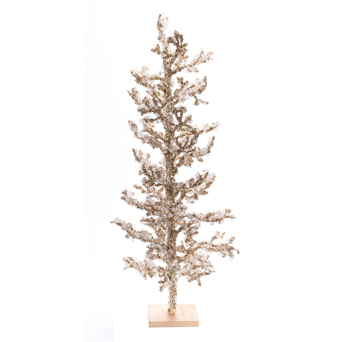 Christmas Tabletop Decor Icy Jeweled Acrylic Twig Tree – 24" H by Melrose