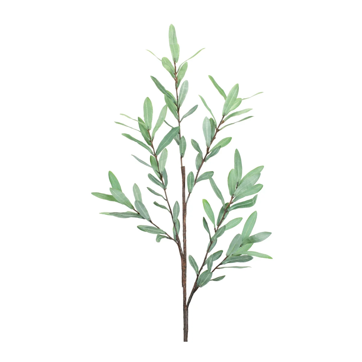 Faux Olive Leaf Spray Stems Vase & Arrangement Decor 39"H – Set of 2 by Melrose