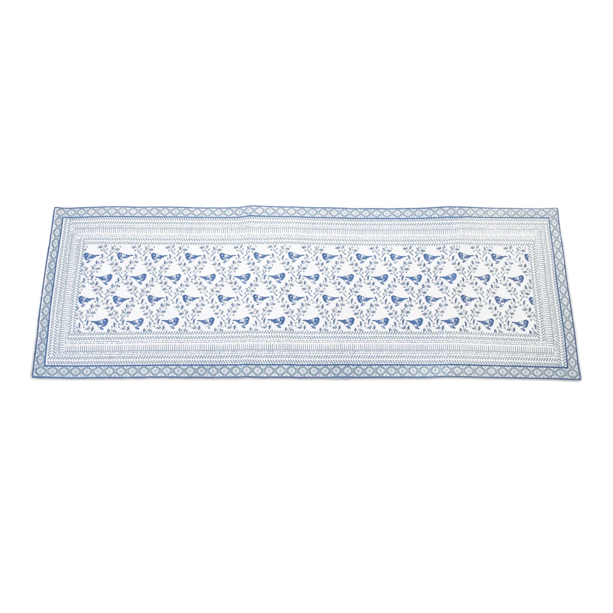 Table Runner Dutch Country Polyester Fabric 0.05" Height 68 x 14.5" Tabletop Accent by Melrose