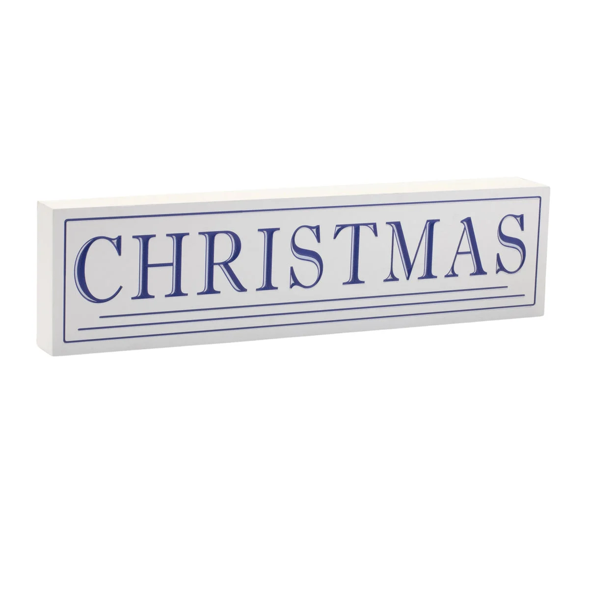 Christmas Word Wall Plaque MDF Wood 19.5 Inch Seasonal Decor by Melrose