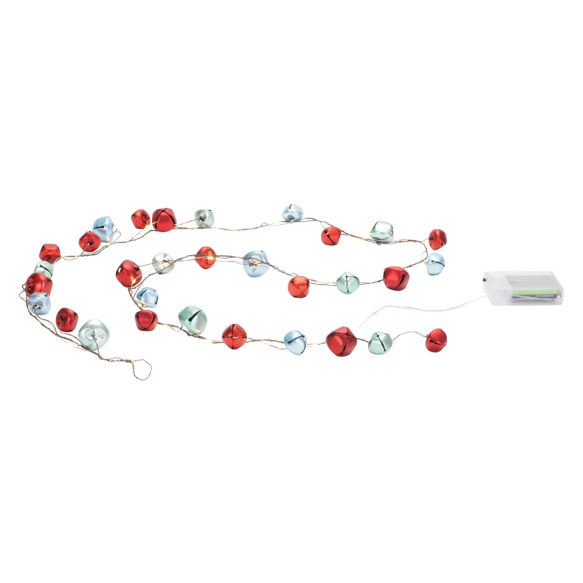 Christmas Garland – LED Sleigh Bell Wire 5" Height, 36"L Set of 2 by Melrose