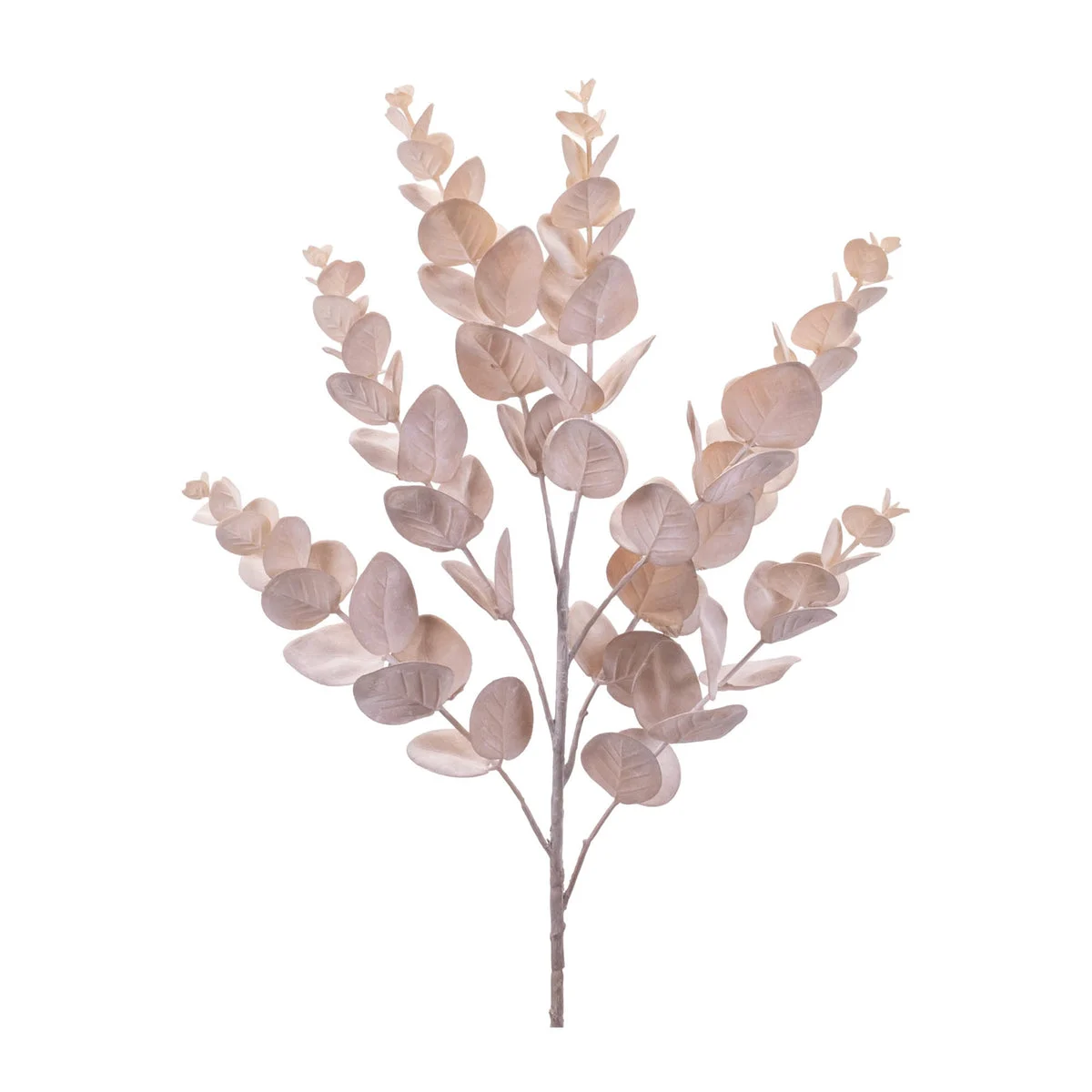 Eucalyptus Leaf Spray Set of 4 Neutral Fall Foliage Stems 24" H by Melrose