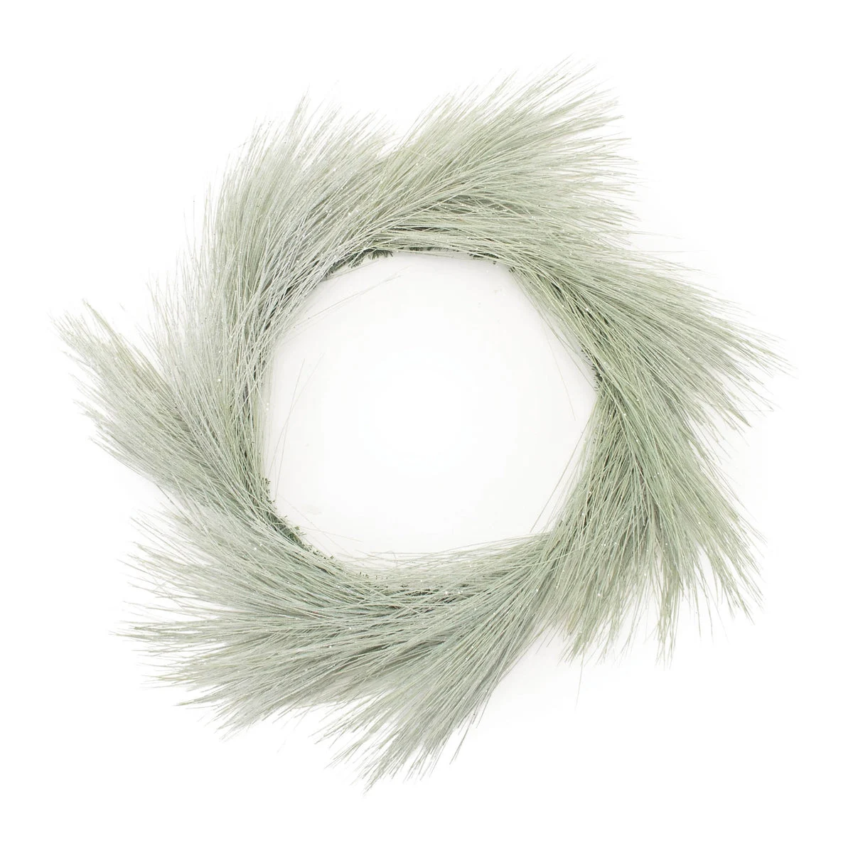 Frosted Long Needle Pine Wreath Artificial Christmas Greenery 24" D by Melrose