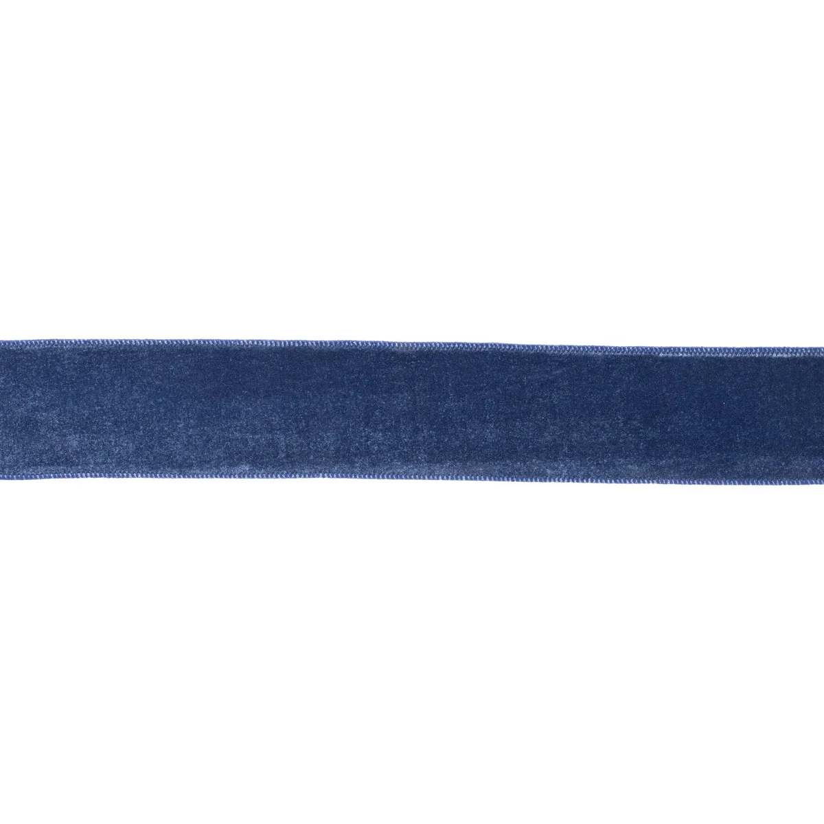 Blue Wired Ribbon – 2.5" x 10 Yds Faux Fabric Holiday Craft Ribbon Indoor Decor by Melrose