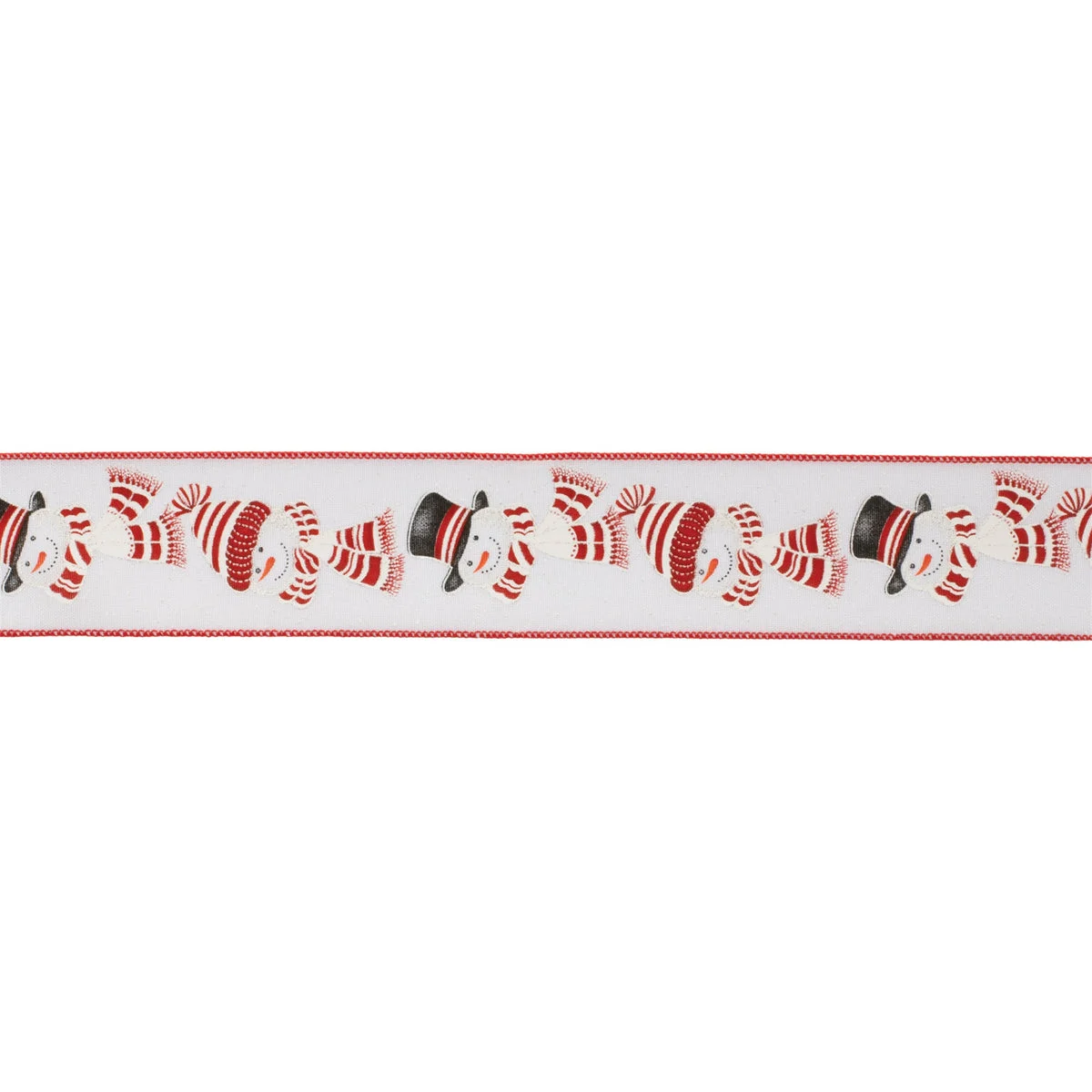 Mauve Red Wired Ribbon (Set of 2) – 2.5" x 10 Yds Faux Fabric Holiday Craft Ribbon Indoor Decor by Melrose