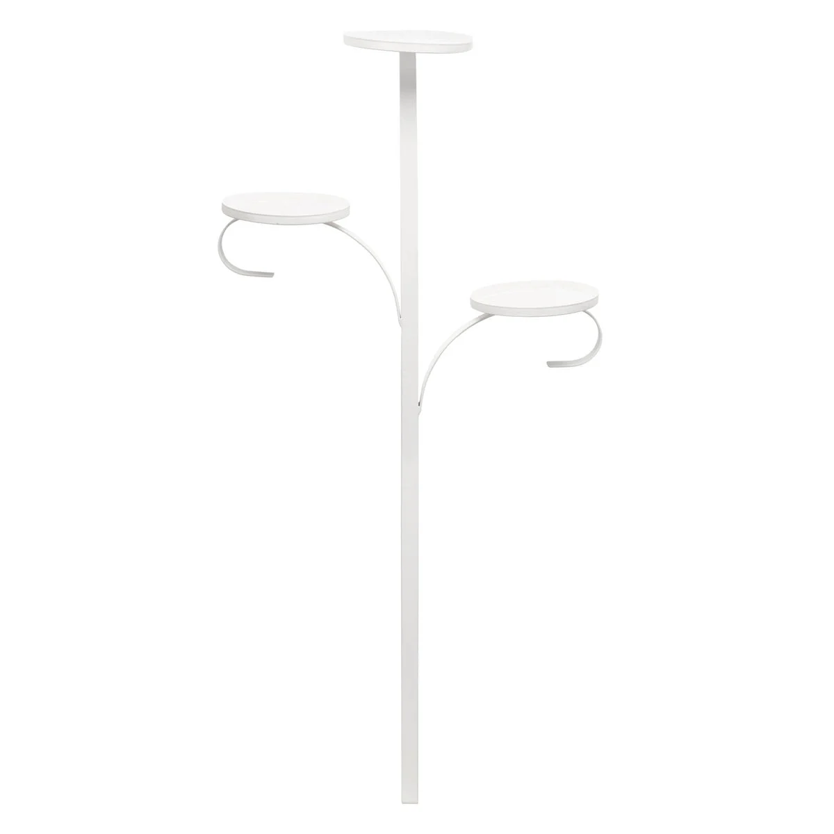 Metal Triple Tree Topper Platform 36"H, White Iron Christmas Decor By Melrose