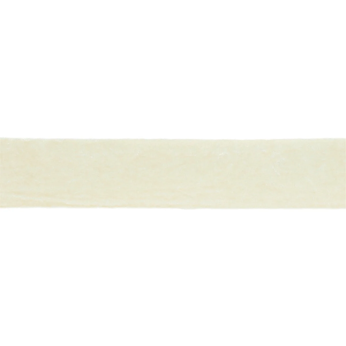 Raw Edge Velvet Ribbon 2" x 10 Yards Beige Rayon Velvet Soft Texture Crafts By Melrose