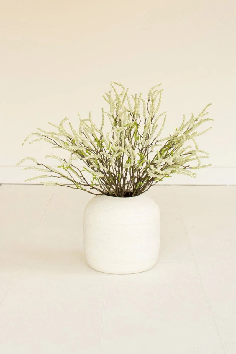 Faux White Flower Bundle – Set of 5 Blooms – 22.5" Tall by Kalalou