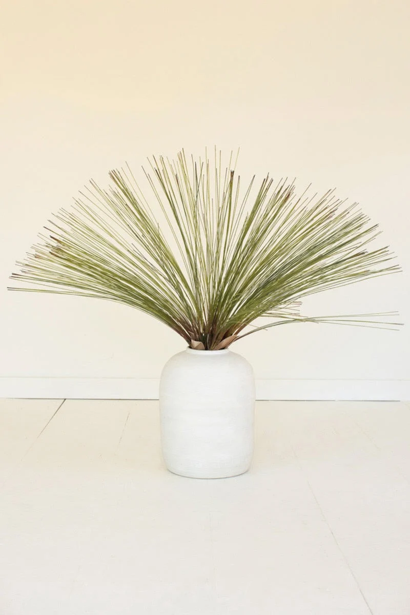 Artificial Wispy Grass Stem Neutral Decor 42" H by Kalalou
