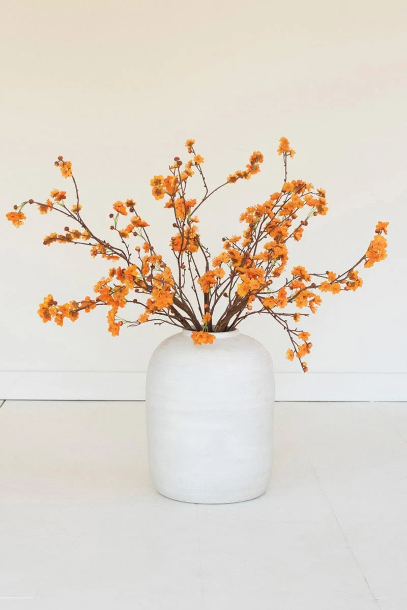 Botanica Golden Wildflower Spray 37" H Artificial Floral Decor by Kalalou