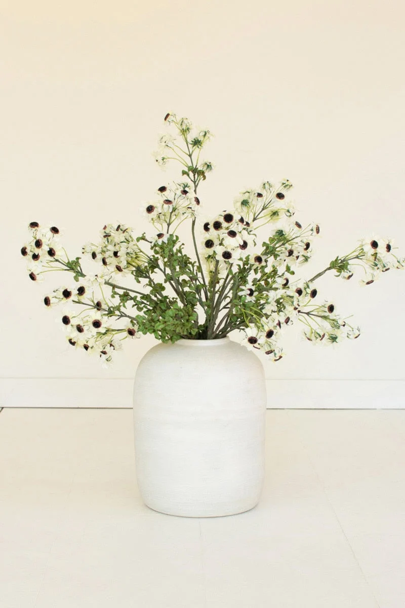 Botanica Pale Green Berry Branch 37" H Artificial Botanical Decor by Kalalou
